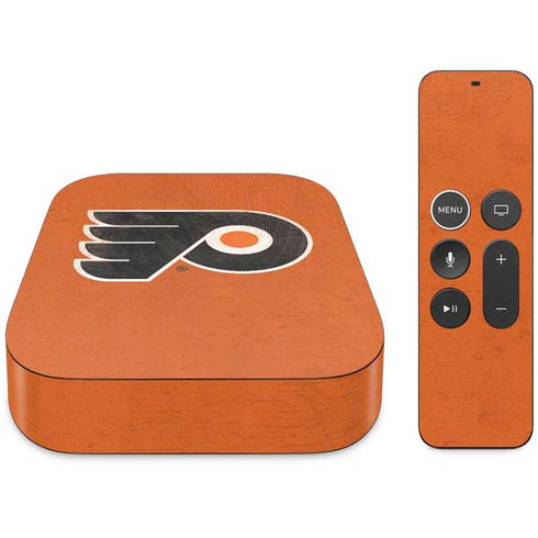 NHL Philadelphia Flyers Distressed Apple TV Skin